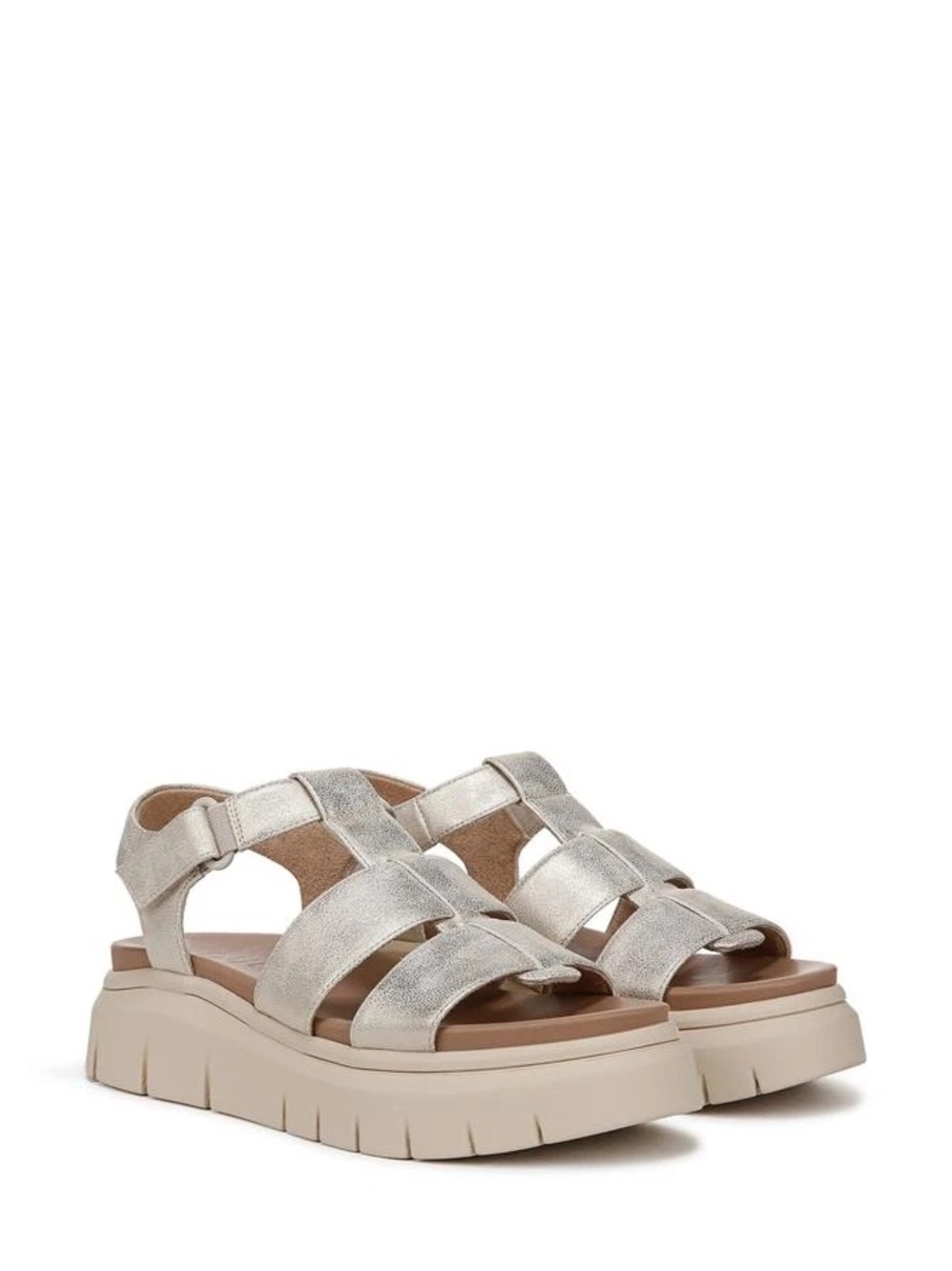 SOUL Naturalizer Gold faux leather Pippa Platform Sandal NWT - Picture 8 of 8
